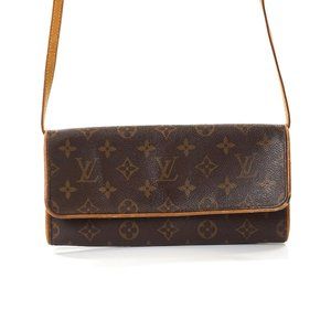 Auth Louis Vuitton Pochette Twin Gm #6925L22